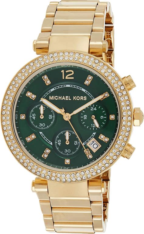 michael kors watches green dial|Michael Kors green edition.